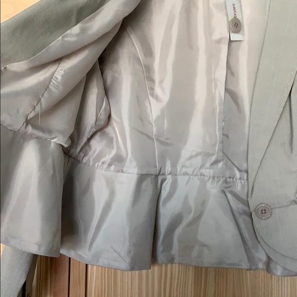 Lane Bryant Blazer, check pattern, peplum hem sz16 - Picture 5 of 5